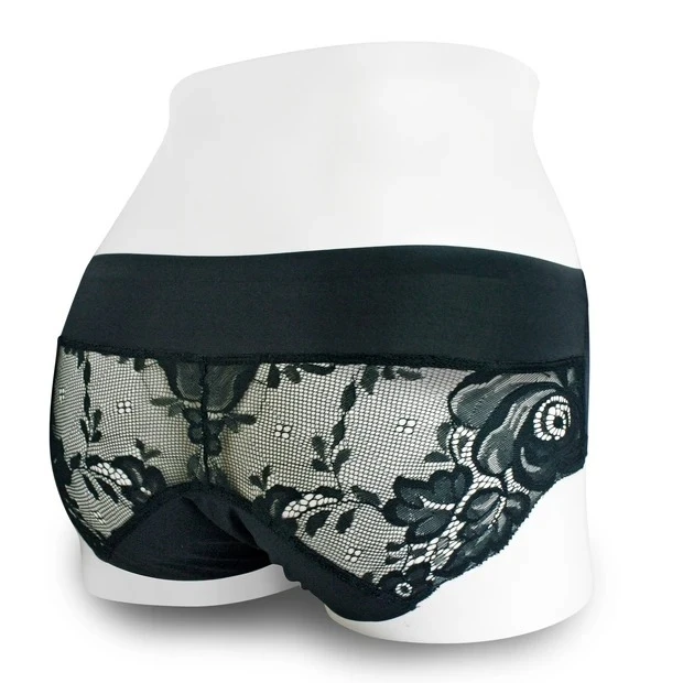 【読者のリアル生理事情】おすすめのフェムテック製品_ムーン パンツ デイタイム ブラックレース