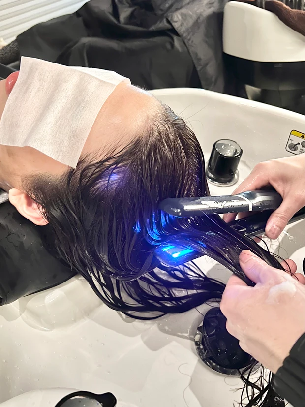 サロントリートメント　福岡美容室　ボタン　オージュア　30代ヘアスタイル