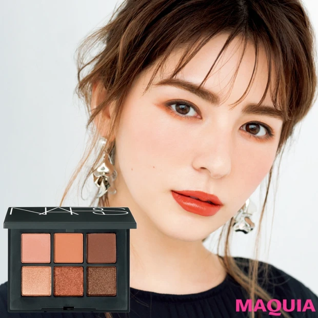 NARSのベスコス受賞アイカラーで洒落顔に! 下まぶたのオレンジで旬度が…