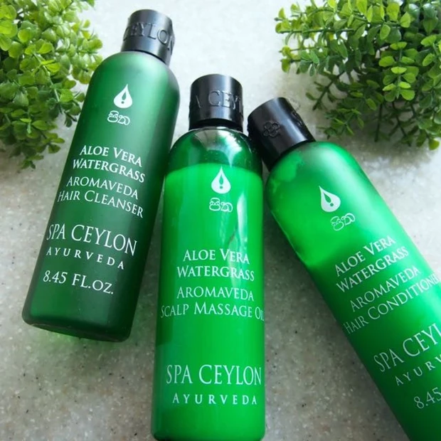 髪に天使の輪を復活させたヘアケア。スパ セイロン「アロエ ベラ ウォーターグラス」