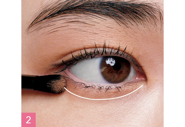 アイメイク 奥二重 長井かおり 陰影感をオン