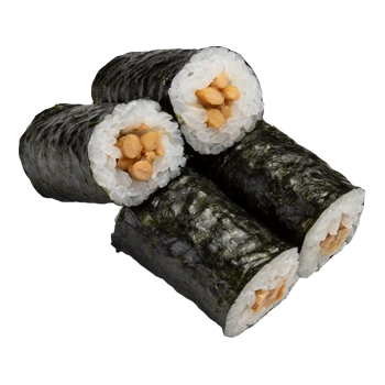 スシロー_小粒納豆巻(ねぎ抜き)(167kcal)