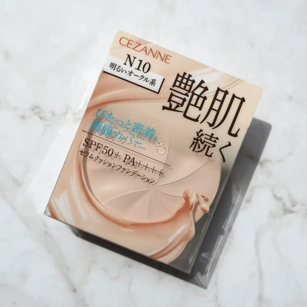 セザンヌ「セラムクッションファンデーション」の実際の使用感や崩れにくさは？