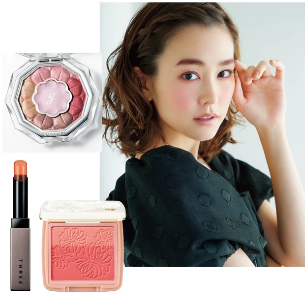 桐谷美玲さんが魅せる！ 花びらみたいなジルスチュアートの春色パレットで3…