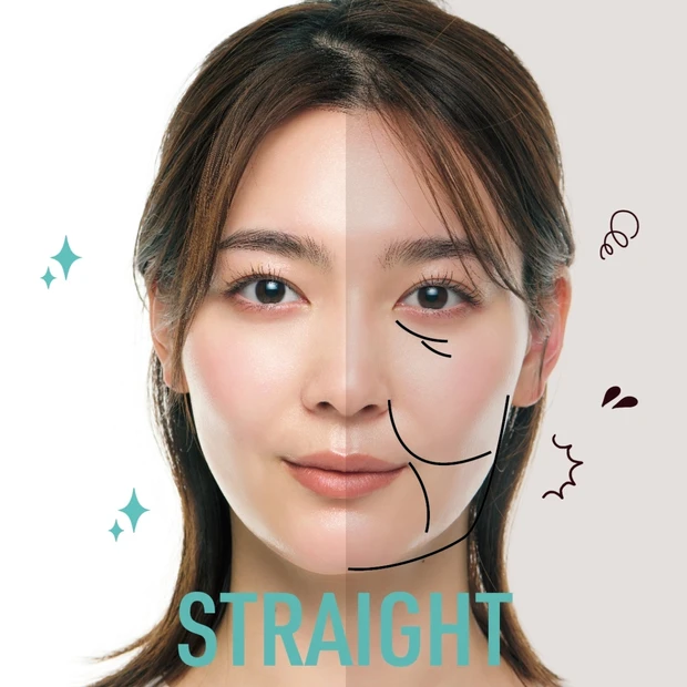 【骨格タイプ別エイジングケア】ストレートさんは元来のハリ感が緩み、顔が四…