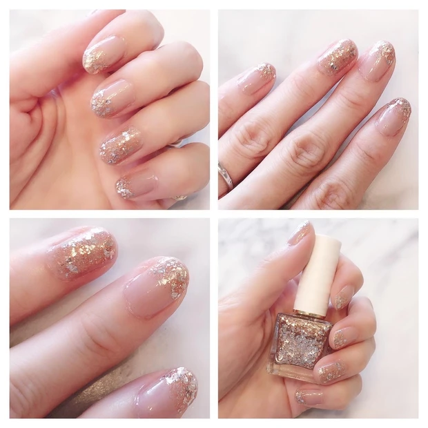 【キラキラ好き必見！！】エレガンスクルーズのラメネイルが超かわいい！！ラメとホロがザクザクで煌めき十分！なのに絶妙カラーで大人も使いやすい♡_3