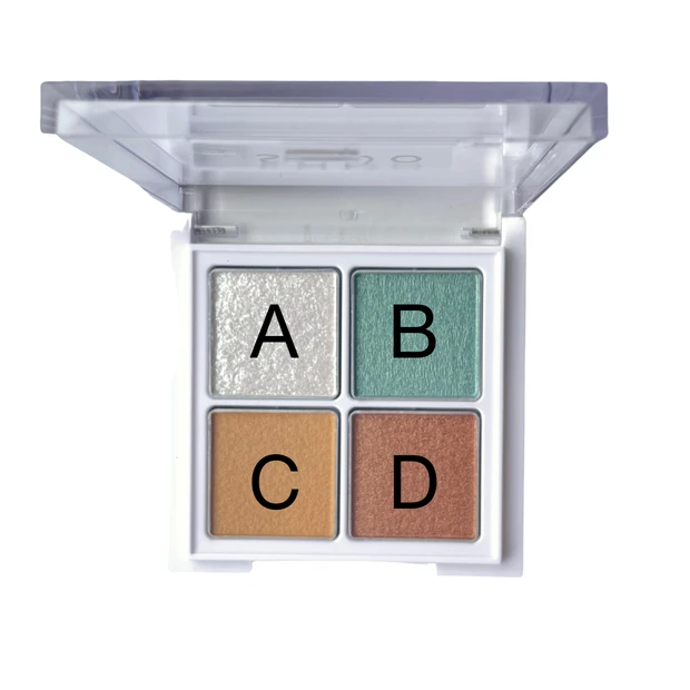 【イエベ春向けメイク】ファミマで買えるプチプラコンビニコスメsopo（ソポ）アイパレット 02 スモーキーブルーで作る、イエベ春のカーキメイク【20％オフセール中!!】_3