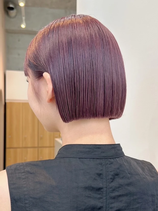 髪型 タッセルボブ ボブヘア ミニボブ 小顔ヘア スタイリング