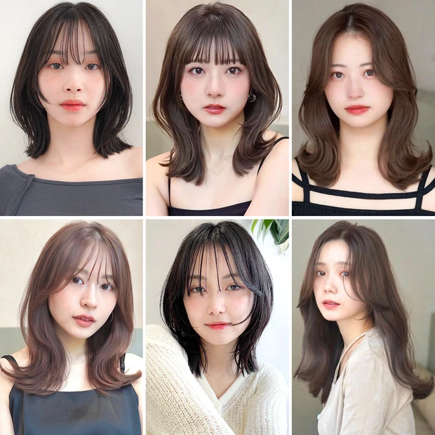 ひし形シルエットで小顔見え！レイヤーヘアスタイル・髪型6選｜最新ヘアカタログ