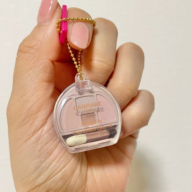 キャンメイク　コスメガチャ　第３弾　レビュー　プランぷくコーデアイズ