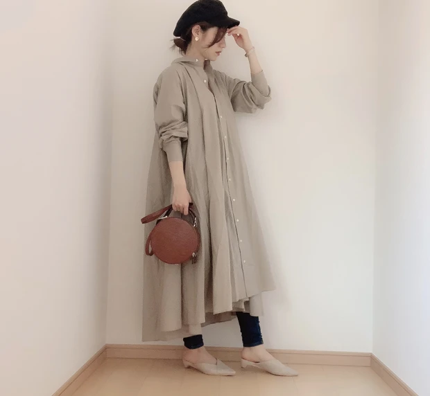 【ブルベ夏がベージュを着る!】赤リップ主体のメイク&トータルコーディネート♩_10