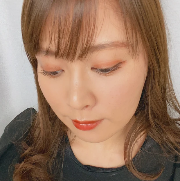 大人かわいい♡大人の冬メイク🌷オレンジ編_2