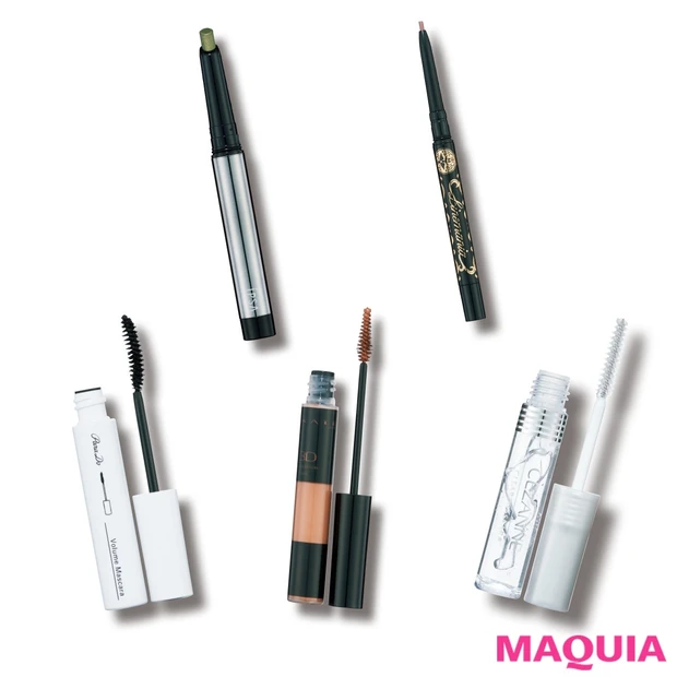 【アイブロウ・マスカラ・アイライナー】ドラッグストアでも買える￥400～…