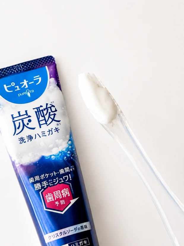 【花王 ピュオーラ 炭酸ハミガキ】シュワシュワ泡が歯間まで届く!成分・使用感を正直レビュー_2_2