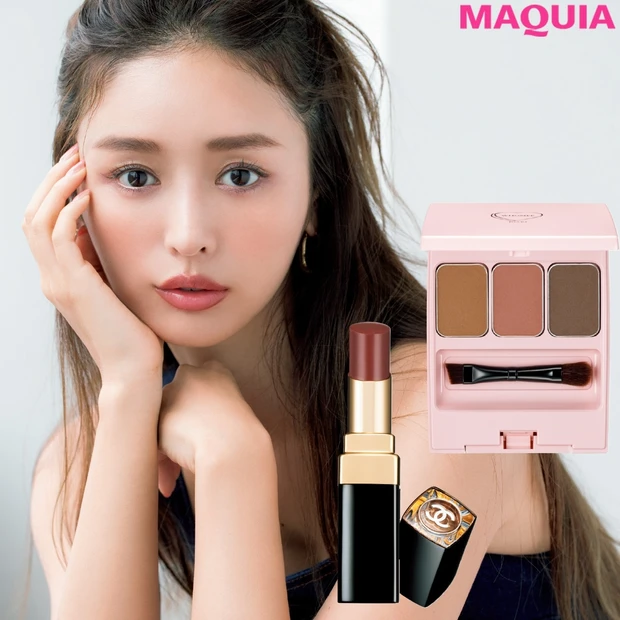 赤み眉で洒落顔に！ フーミーの眉パレット×シャネルのリップで簡単トレンド…