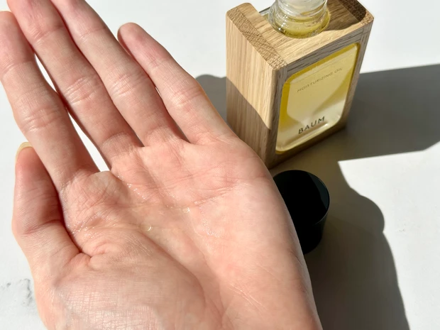 BAUM　モイスチャライジングオイル　テクスチャー