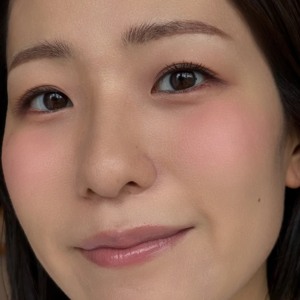 DIOR ディオール ディオールスキンフォーエヴァーブラッシュソフトフィルター 05リリー 仕上がり