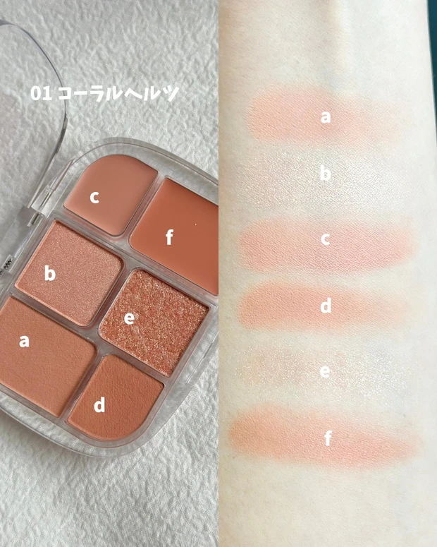 ソフトシアーマルチパレット 01 コーラルヘルツ