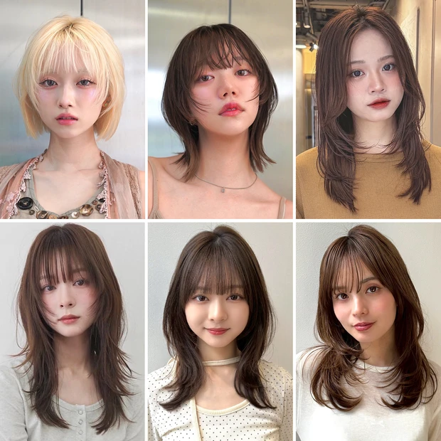 髪型　ヘアカタログ　ヘアカタ　2025年秋トレンドヘア　ヘアカラー　ヘアデザイン