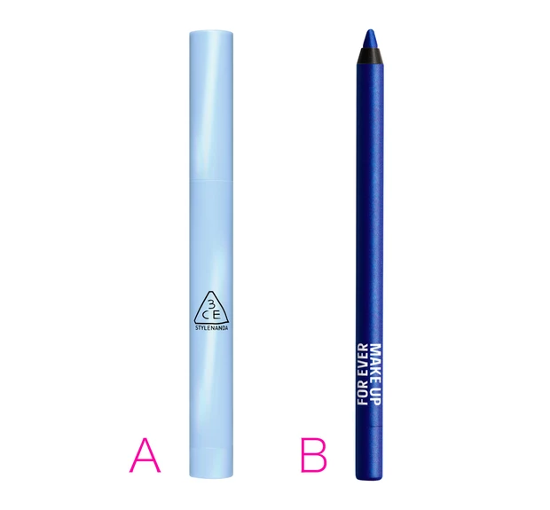 3CE アイスイッチスティック ブルーキャプチャ　メイクアップフォーエバー アクアレジスト カラーペンシル 08　似合う　使い方
