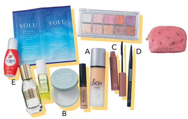 森 香澄さんのメイクアップポーチ