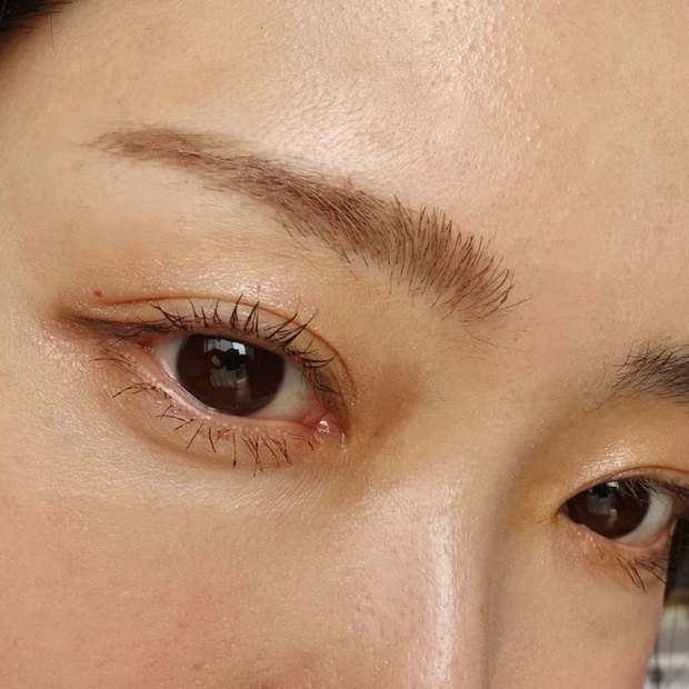 【ロムアンド】人気の眉マスカラ5色を比較レビュー！ハンオールブロウカラの推しカラー紹介：①【ヘビロテNo.1】05 ダスキーローズ