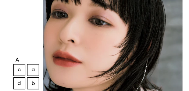 【秋メイク】モーヴグラデ×重赤リップのメイクのやり方