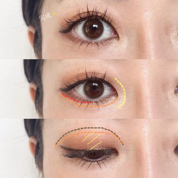 アイメイク&使用コスメ