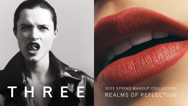 【4位】「THREE」新質感の万能リップスティック2種とアイカラーパレットの限定色が登場【春新色コスメ2025】