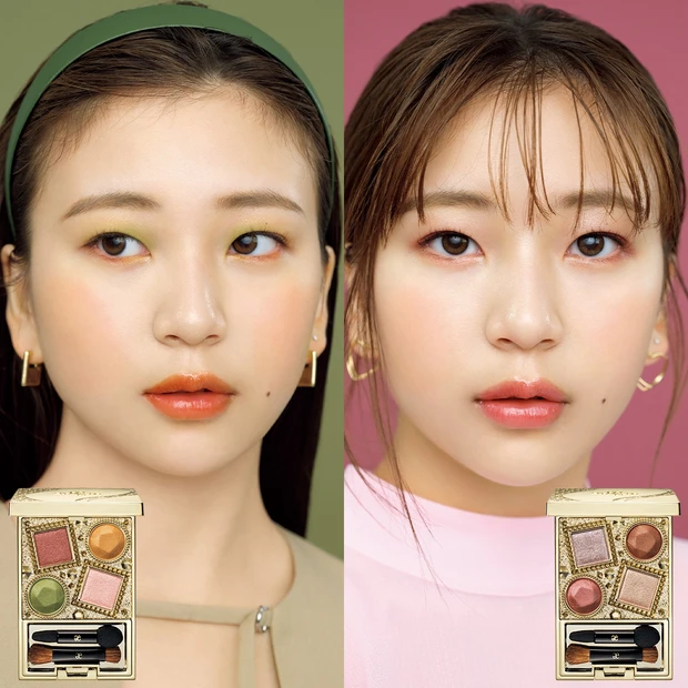 エレガンスの秋新色がスパイス! レトロカラーで作る 秋、2つの旬の顔