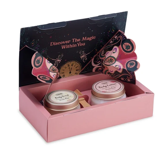 【クリスマスコフレ&ホリデー限定品2023】ボディケアデュオ デリケート・ジャスミン、グリーン・ローズ、ホワイトティー 各¥5500