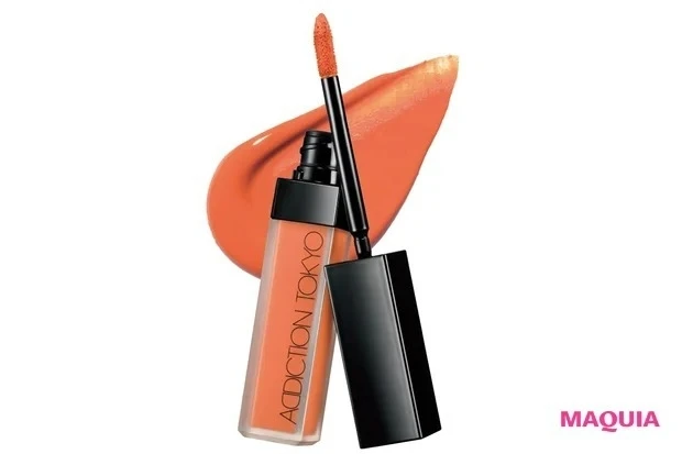 【おすすめオレンジリップ①】アディクション ザ マット リップ リキッド 019S_ADDICTION ザ マット リップ リキッド  Warm Apricot ￥3520／アディクション ビューティ