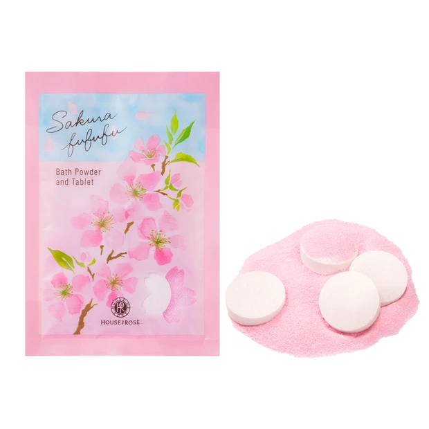 ハウスオブローゼ　さくらふふふ　バスパウダー＆タブレット　￥275