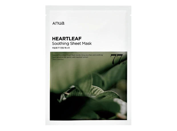 アヌア ドクダミ77鎮静マスクパック 10枚入り￥3800／Anua