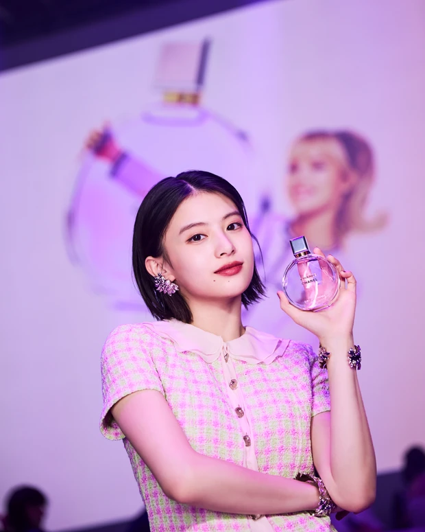 出口夏希さん　シャネル「チャンス オー スプランディド」ローンチイベント