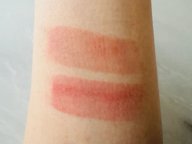 セザンヌ スフレアリップ0102 ARISA塗り比べティッシュオフ