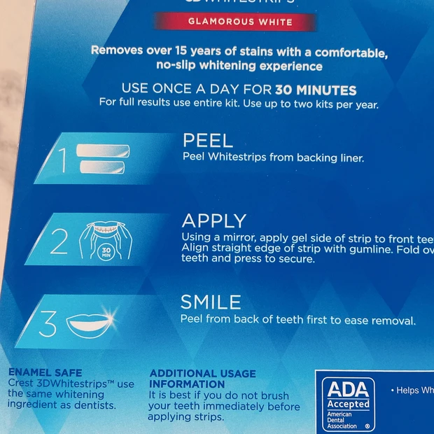 【１５年ぶりに家でお手軽セルフホワイトニング🦷✨】進化を実感😍Crest「3D Whitestrips」🪥_2_2