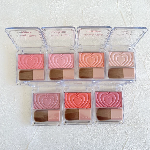 キャンメイク パウダーチークス パッケージ