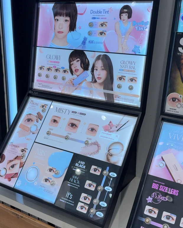 カラコン 韓国 レンズ カラー おすすめ ショップ お店 korea 明洞 OLENS オーレンズ newjeans