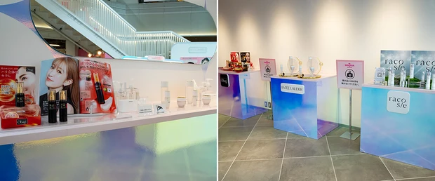 マキアサロン ハラカド 協賛ブース 展示 タッチアップ