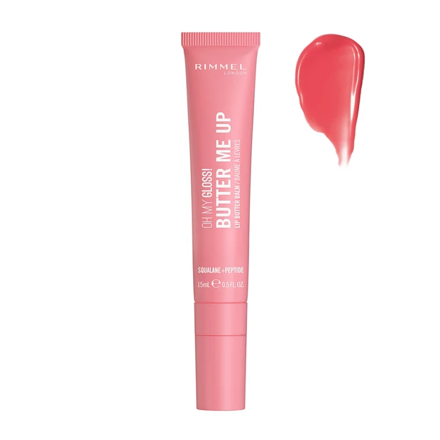 プチプラリップ　ブルベ夏　リンメル　オーマイグロス リップバターバーム 002