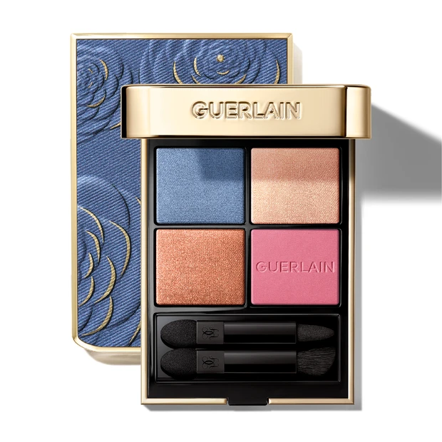 ブルーアイシャドウ　ゲラン オンブル ジェ 396　似合う　使い方