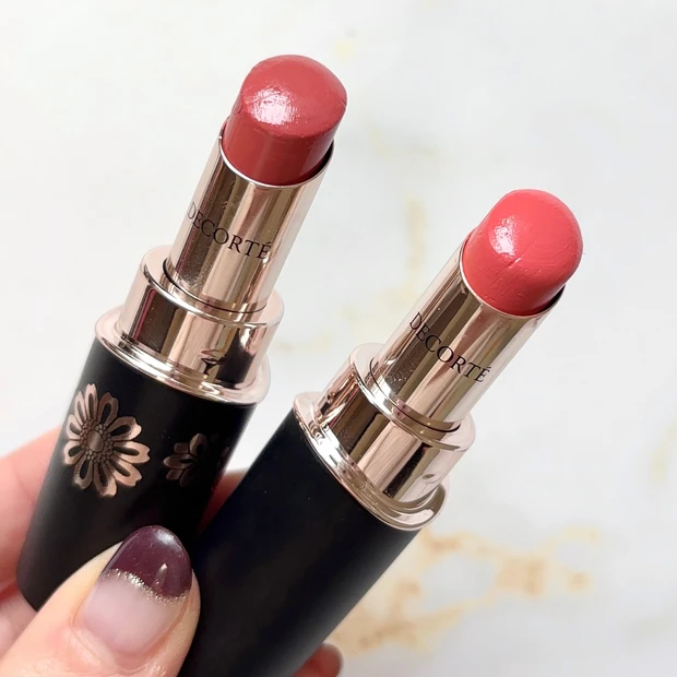 ルージュ デコルテ クリームグロウ12G birds chirpingと26G Blooming Kiss