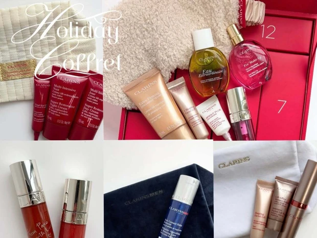 クラランスのホリデー第一弾・第二弾が登場！ 人気リップオイルはスウォッチ付きでご紹介【クリスマスコフレ2025】