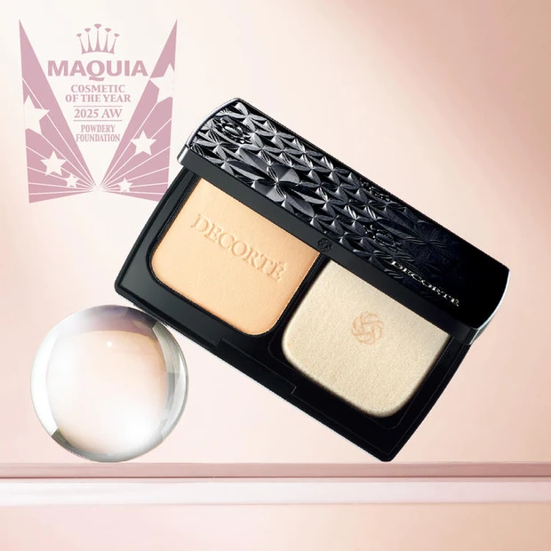 マキア ベストコスメ2025下半期 パウダリーファンデーション部門 1位 コスメデコルテ ゼン ウェア パウダーファンデーション