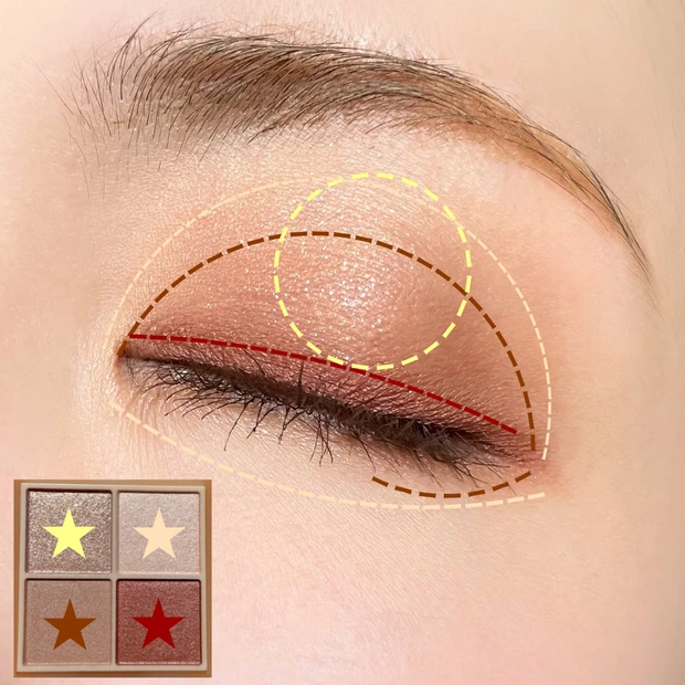 セザンヌ ベージュトーンアイシャドウ 03