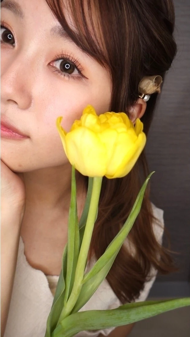 メイク、チューリップメイク