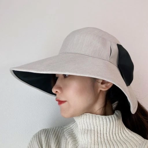 サンバリア100 ナチュラル・リボンハット