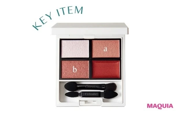 一重メイクのお悩み② 赤みカラーがうまく使えない_ヴォランタリー ベイシス アイパレット EX07