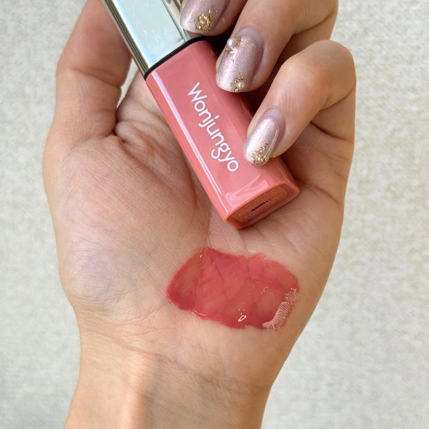 Wonjungyo（ウォンジョンヨ）キャンディーグロウティント 03ピーチスクイーズ スウォッチ